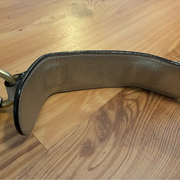 Vintage Y2K Coach Metallic Silver Hobo Bag coach Carly with handmade charm - Picture 9 of 14